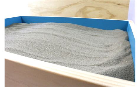 Basic Wooden Sand Tray With Lid Sand Tray Therapy