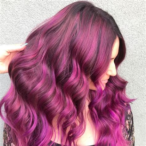 Like most fantasy colors, pink typically looks best applied to blonde locks. Vibrant Pink Balayage Formulas and Steps With Matrix ...