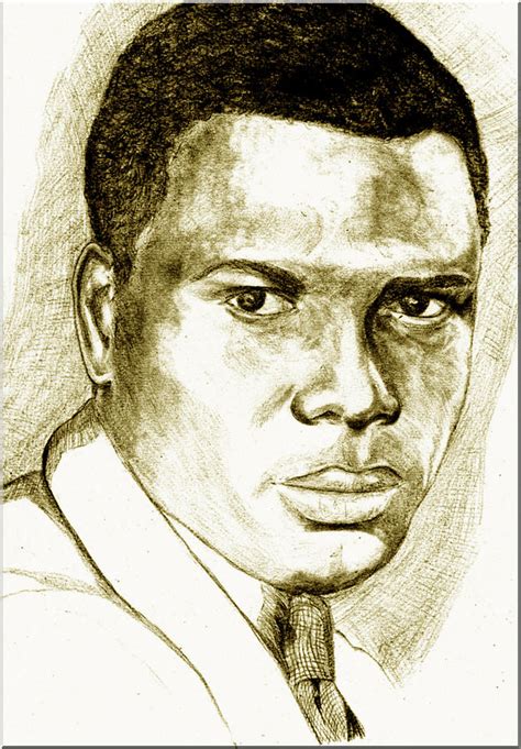 Sidney Poitier Drawing By Didier Didgiv Fine Art America