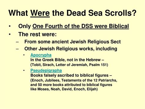 Ppt The Dead Sea Scrolls Powerpoint Presentation Free Download Id