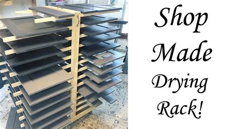 Shop Made Paint Drying Rack Youtube