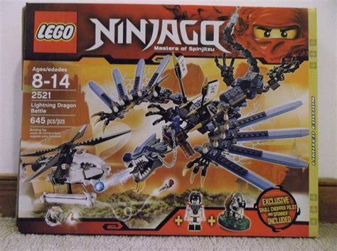 Lego Ninjago Lightning Dragon Battle 2521 Complete 1753107547