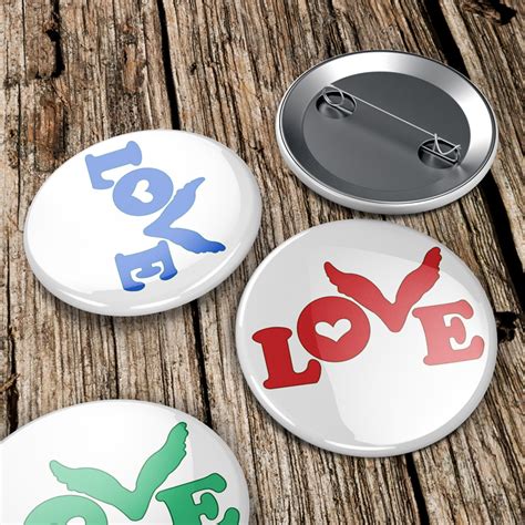 Assorted Love Buttons Love Button Global Movement