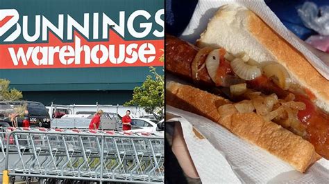 Man Attempting To Eat A Snag From Every Bunnings In Australia Triple M