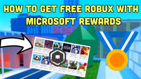 How To Get Free Robux With Microsoft Rewards Youtube