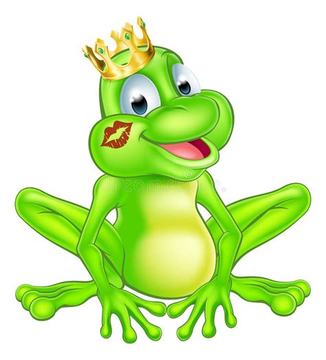 Cartoon Frog Prince Stock Vector Illustration Of King
