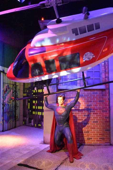 Superman Wax Statue At Madame Tussauds Wax Museum At Icon Park In