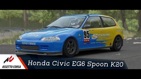 Assetto Corsa Honda Civic EG6 Spoon K20A YouTube