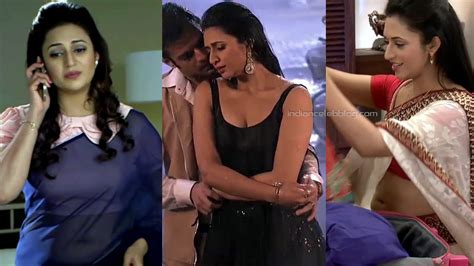 Hot Actress Divyanka Tripathi Show Her Cleavage In Red Hot Saree Divyanka Tripathi In Red Hot