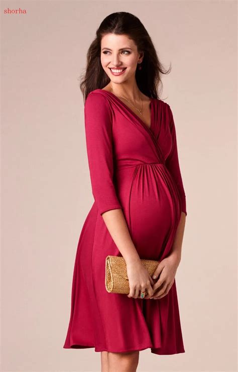 New Pregnant Women Evening Party Dress Elegant Summer Lady Dress Maternity Clothes Plus Size V