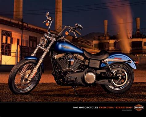 Free Download Harley Davidson Fxdb Dyna Street Bob Black Wallpapers Harley Davidson [1600x900