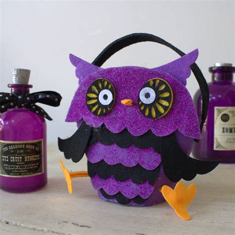 Halloween Trick Or Treat Owl Bag By Little Ella James