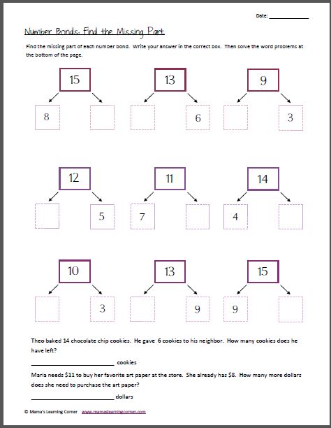 Find The Missing Number Worksheet Submited Images