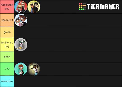 Roblox Flicker Gamepasses Tier List Community Rankings TierMaker