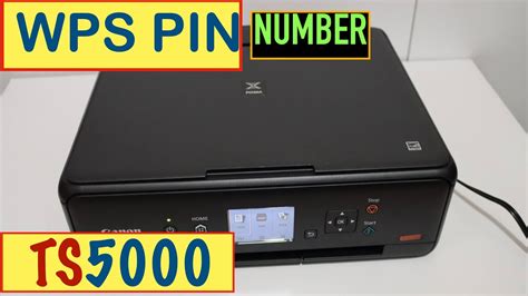 How To Find The Wps Pin Number Of Canon Pixma Ts5000 Series Printer