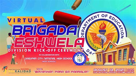 Virtual Brigada Eskwela Division Kick Off Ceremony Sdo Dagupan