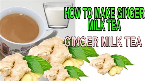 How To Make Ginger Milk Tea Ginger Tea Recipe Ginger Cardamom Milk