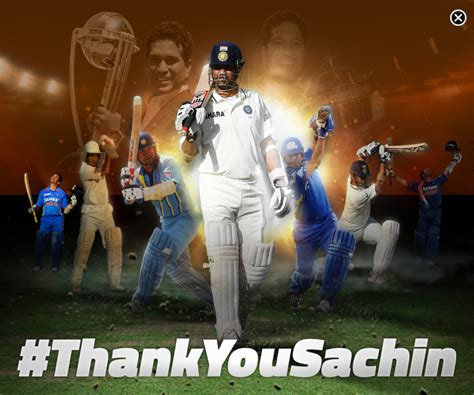 Bcci Launched Thank You Sachin Campaign On Twitter