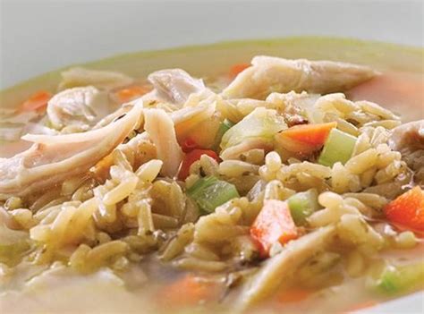 Find amazing homemade snacks and meals that fuel your body and mind! Bowl of Chicken & Rice Soup (Lower Sodium) featuring Minor's products | Chicken rice soup, Low ...