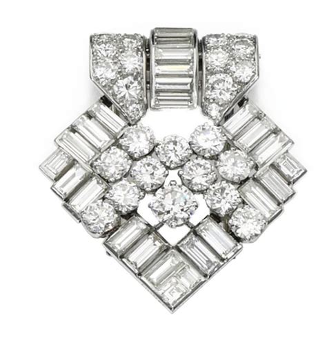 This 1937 Cartier Diamond Brooch Worn By Margaret Thatcher Was Sold In June The Sotheby S Fine