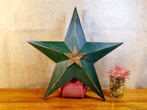 Wood Star Rustic Barn Star Large Wooden Star 21 Inches Etsy