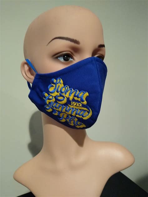 Sigma Gamma Rho Inspired Cloth Mask Etsy