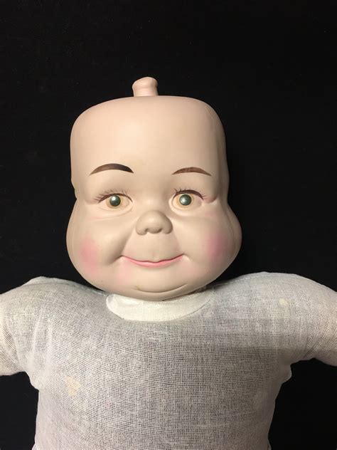 Vintage Three 3 Faced Porcelain Doll Turning Head