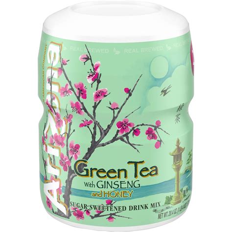 Buy Arizona Green Tea With Ginseng Honey Sugar Sweetened Powdered