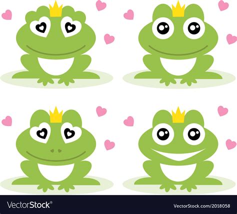 Frogs Royalty Free Vector Image Vectorstock