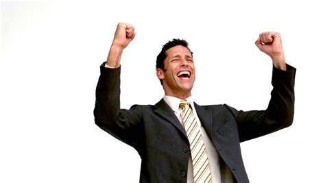 Stock Video Of Excited Businessman Cheering In Slow Motion 3998236
