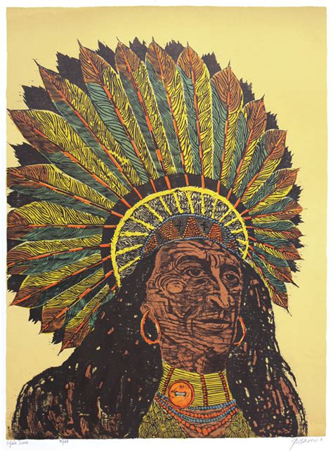Oglala Sioux By Antonio Frasconi Annex Galleries Fine Prints