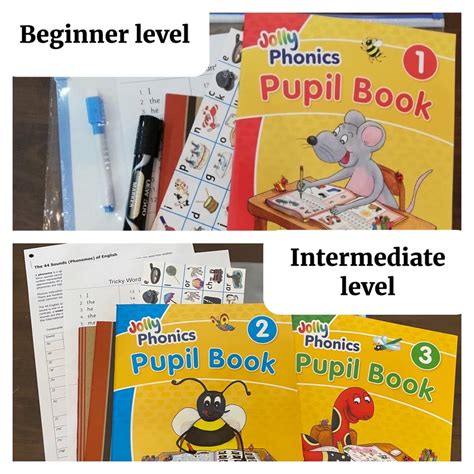 Jolly Phonics Pupil Book Include Extra Learning Materials Shopee