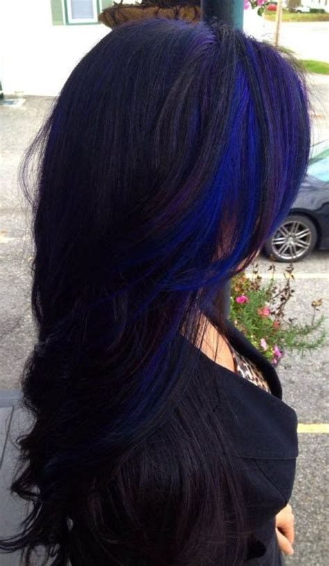 15 Daring Blue Black Hair Ideas Styleoholic