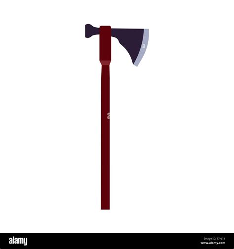 Battle Axe Vector Icon Weapon Blade Ancient Viking Fantasy Equipment