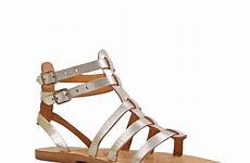 gladiator sandals women silver italy handmade leather