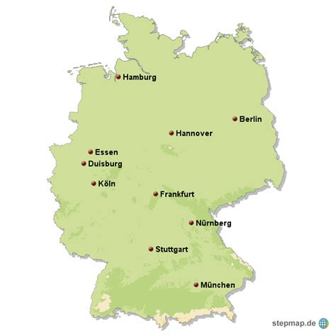 Die rangfolge 2018 wurde aus den einzelnen bilanzen der banken erstellt, da keine frei verfügbare aktuellere liste, z. StepMap - Verteilung der Banken in Deutschland - Landkarte ...