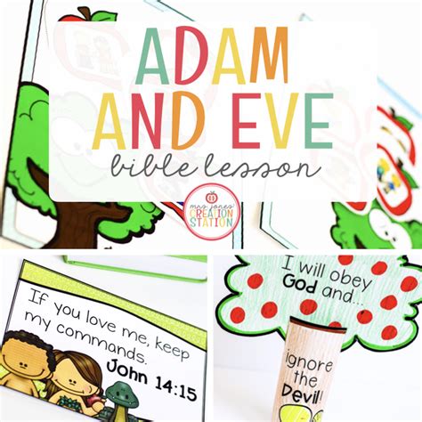 Adam And Eve Bible Lesson Mrs Jones Creation Station Store