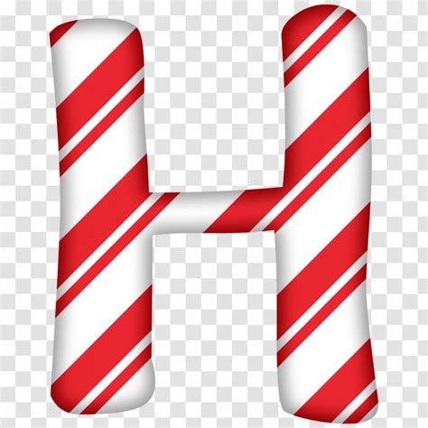 Candy Cane Letter Alphabet Christmas Clip Art H Collection