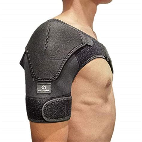 Copper Heal Shoulder Brace Adjustable Compression Sleeve Unisex
