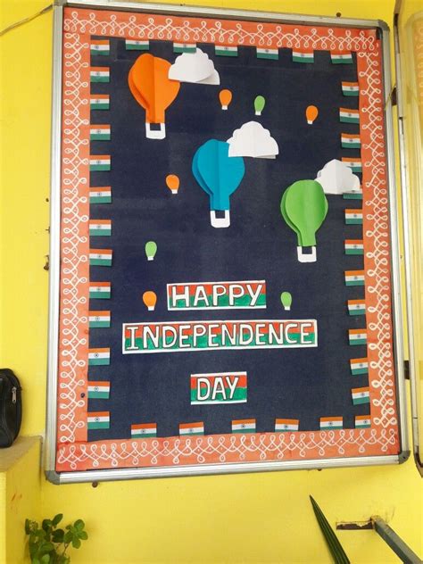 independence day board decoration ideas