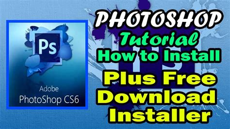 How To Install Photoshop Cs6 Free Download Installer Below Youtube