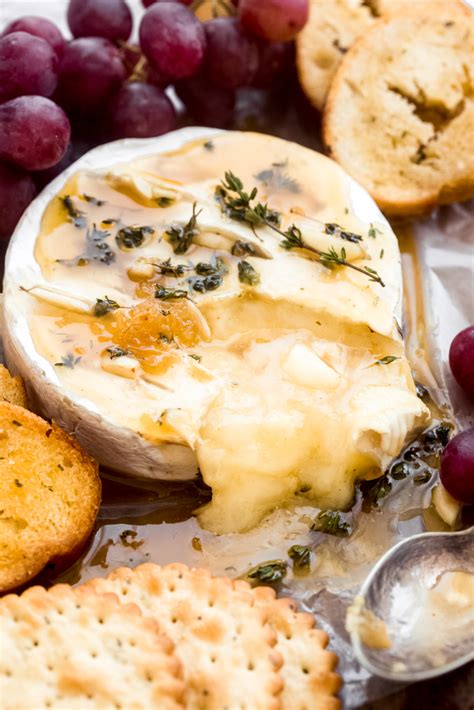 Herb And Garlic Baked Brie Recipe Little Spice Jar
