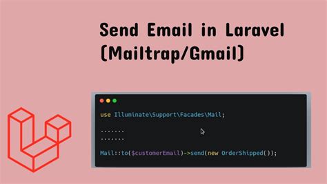 Laravel Send Mail Using Mailtrap Easy For Beginners Youtube