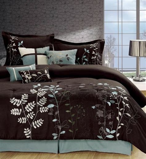 Ships free orders over $39. Brown Comforter Sets Queen | Details about 8pc Chocolate ...