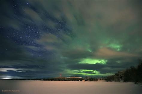 Northern Lights In The Sky Over Murmansk Region · Russia Travel Blog