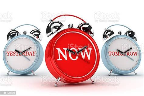 Yesterday Now And Tomorrow Stock Photo Download Image Now Today