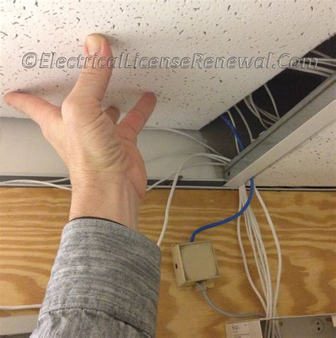 Wiring Above Suspended Ceilings