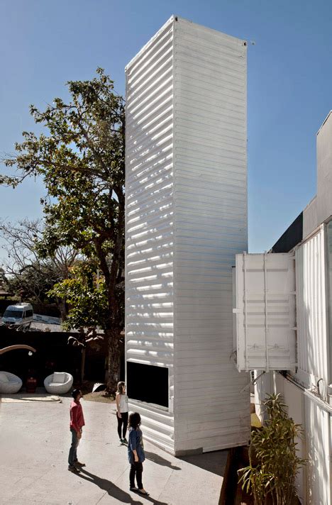 Pedro Barata Turns Shipping Container Into Giant Periscope Sea Container Homes Sea Containers