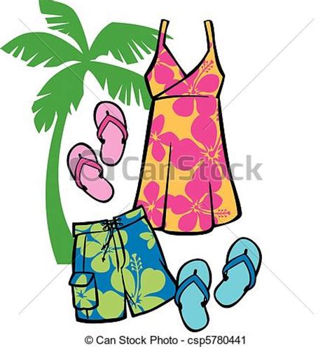 Summer Clothes Clipart Free Download On Clipartmag