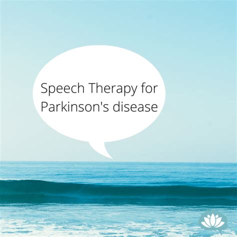Speech Therapy For Parkinsons Disease Lotus Speech And Wellness Llc